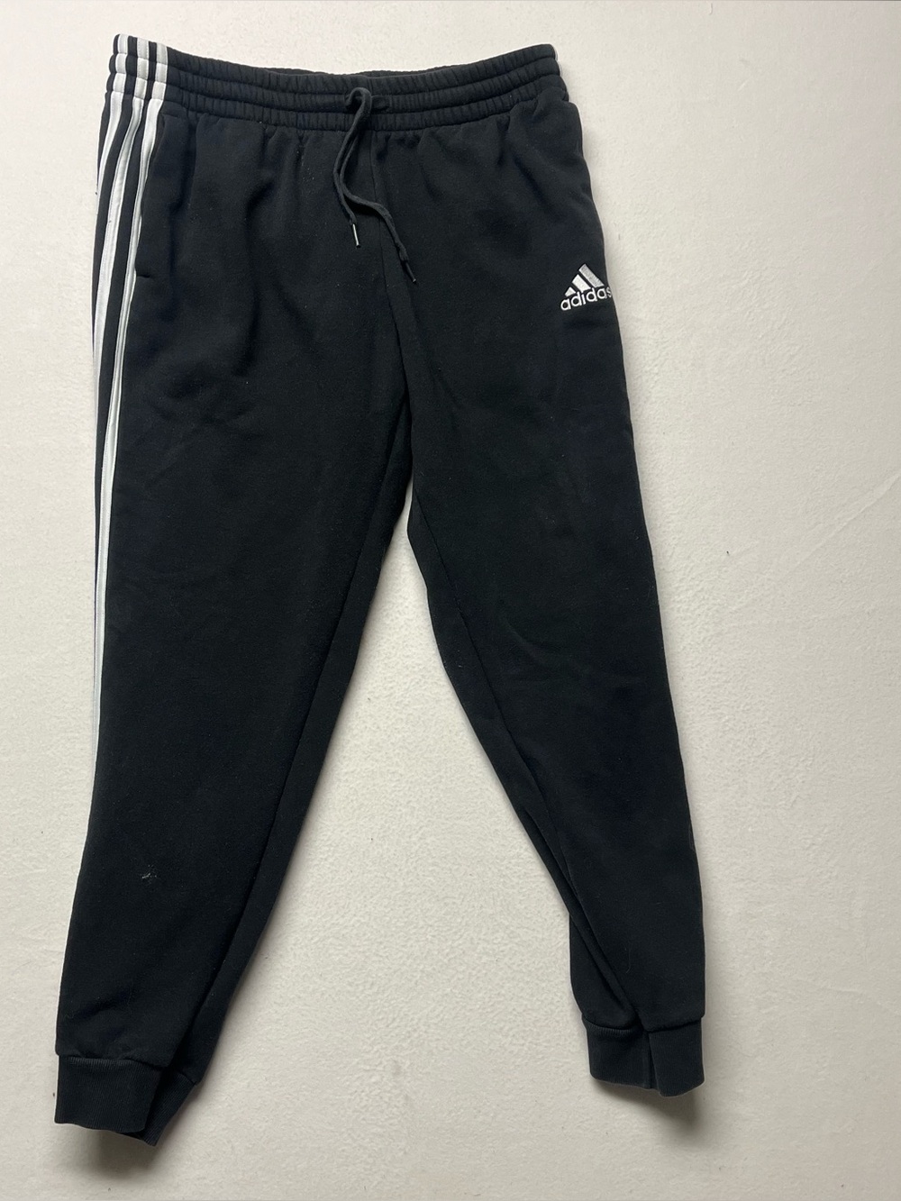 Addias Mens Large Black Athletic Joogers
